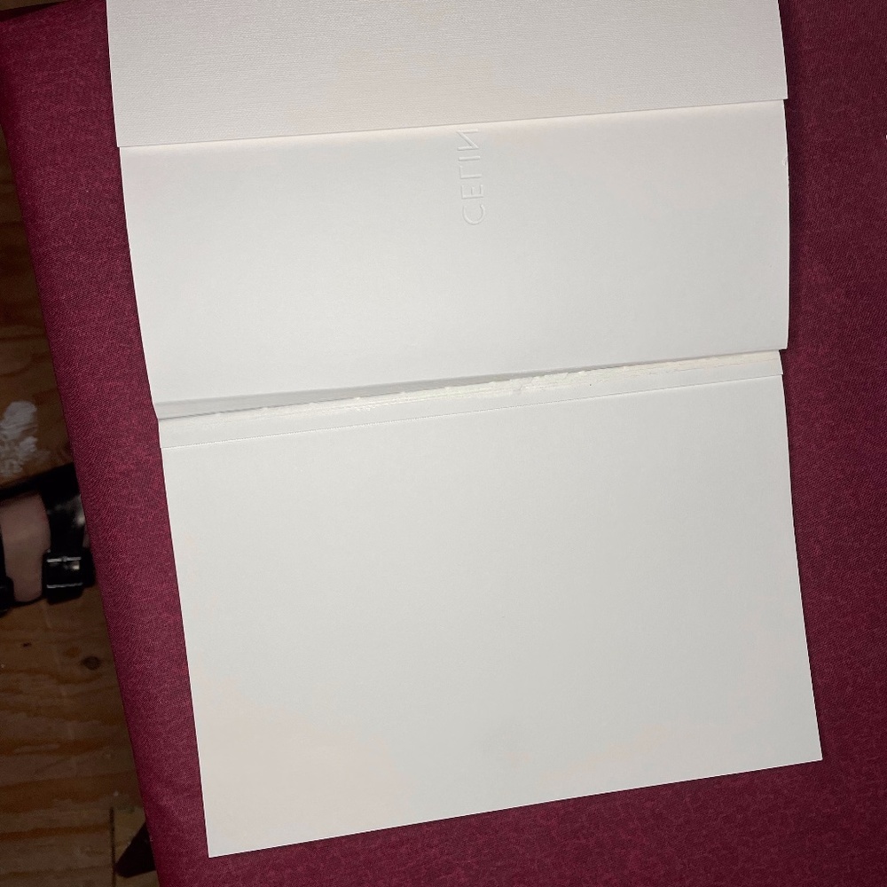 CELINE PARIS white notebooks unlined - Picture 3 of 4